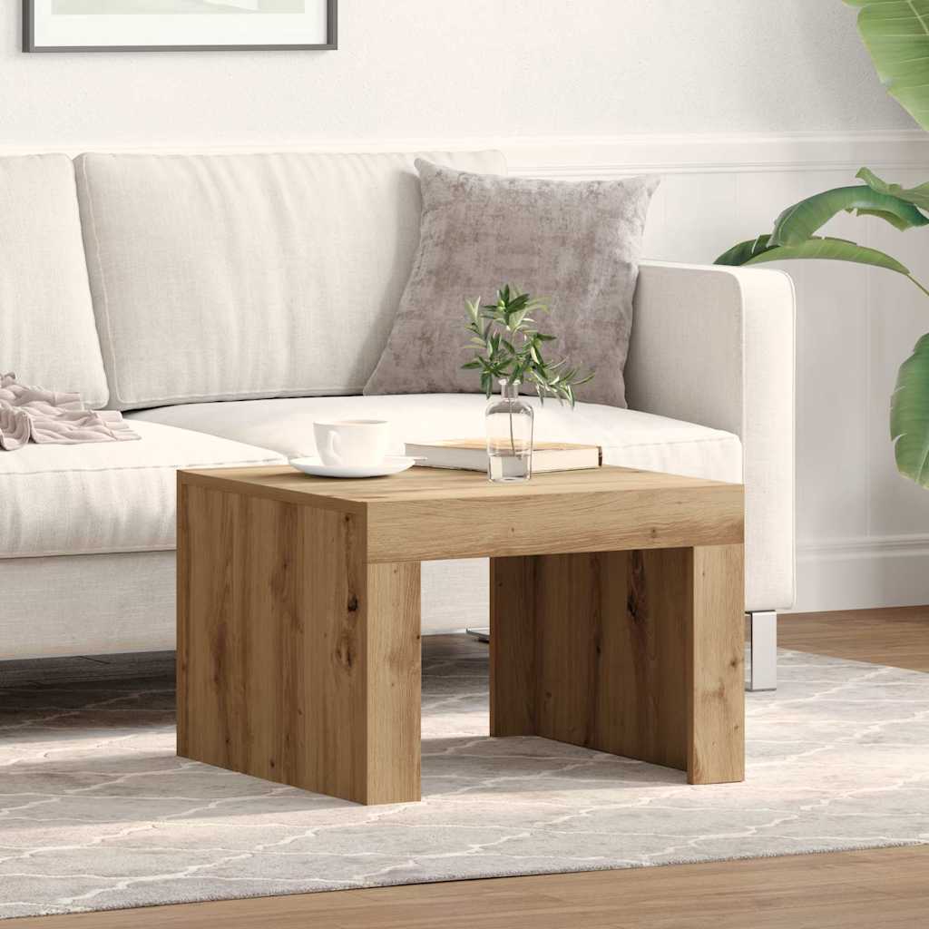 Kava Stol Umjetnički hrast 50 x 50 x 35 cm Konstruirano drvo