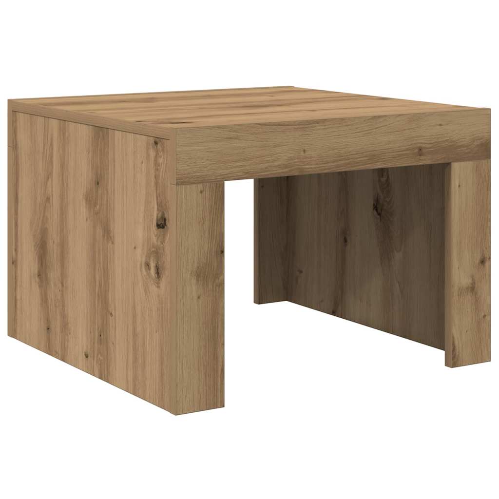 Kava Stol Umjetnički hrast 50 x 50 x 35 cm Konstruirano drvo