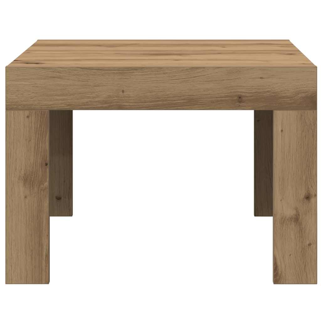 Kava Stol Umjetnički hrast 50 x 50 x 35 cm Konstruirano drvo