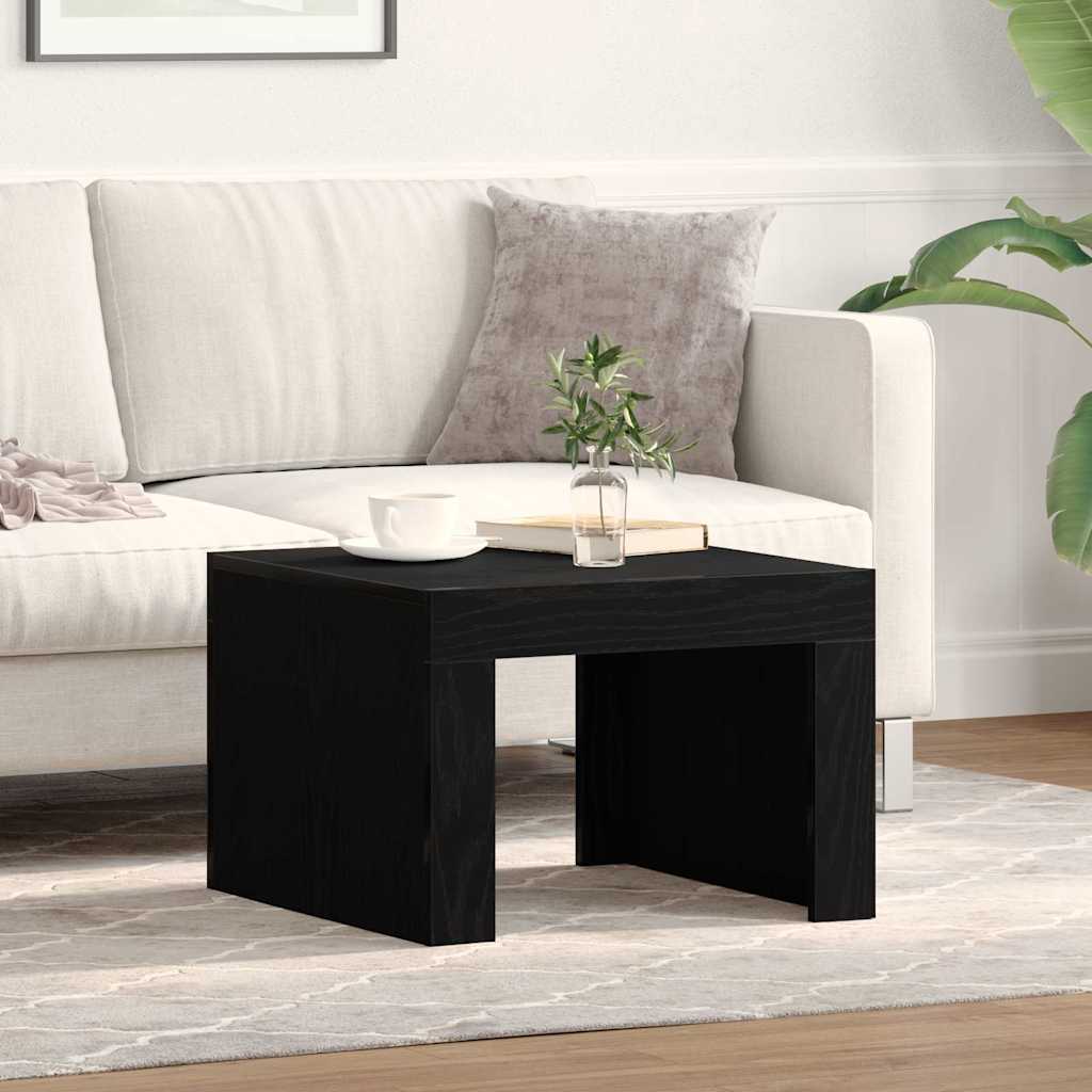 Kava Stol Crni hrast 50 x 50 x 35 cm Konstruirano drvo