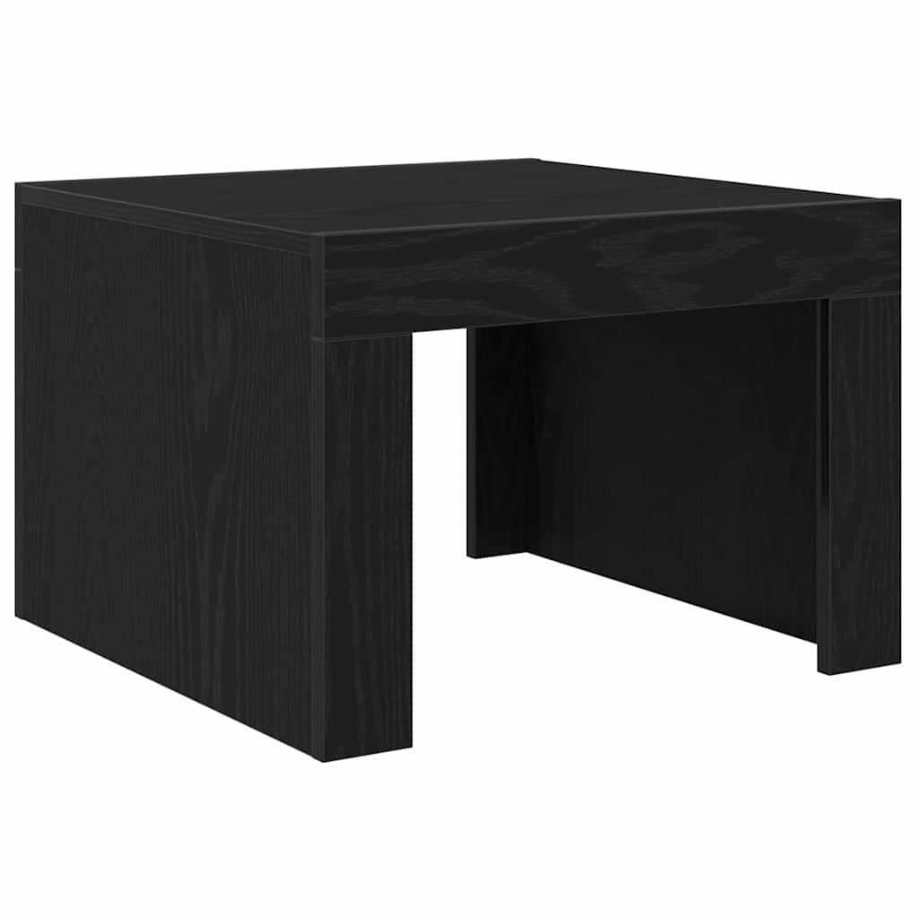Kava Stol Crni hrast 50 x 50 x 35 cm Konstruirano drvo