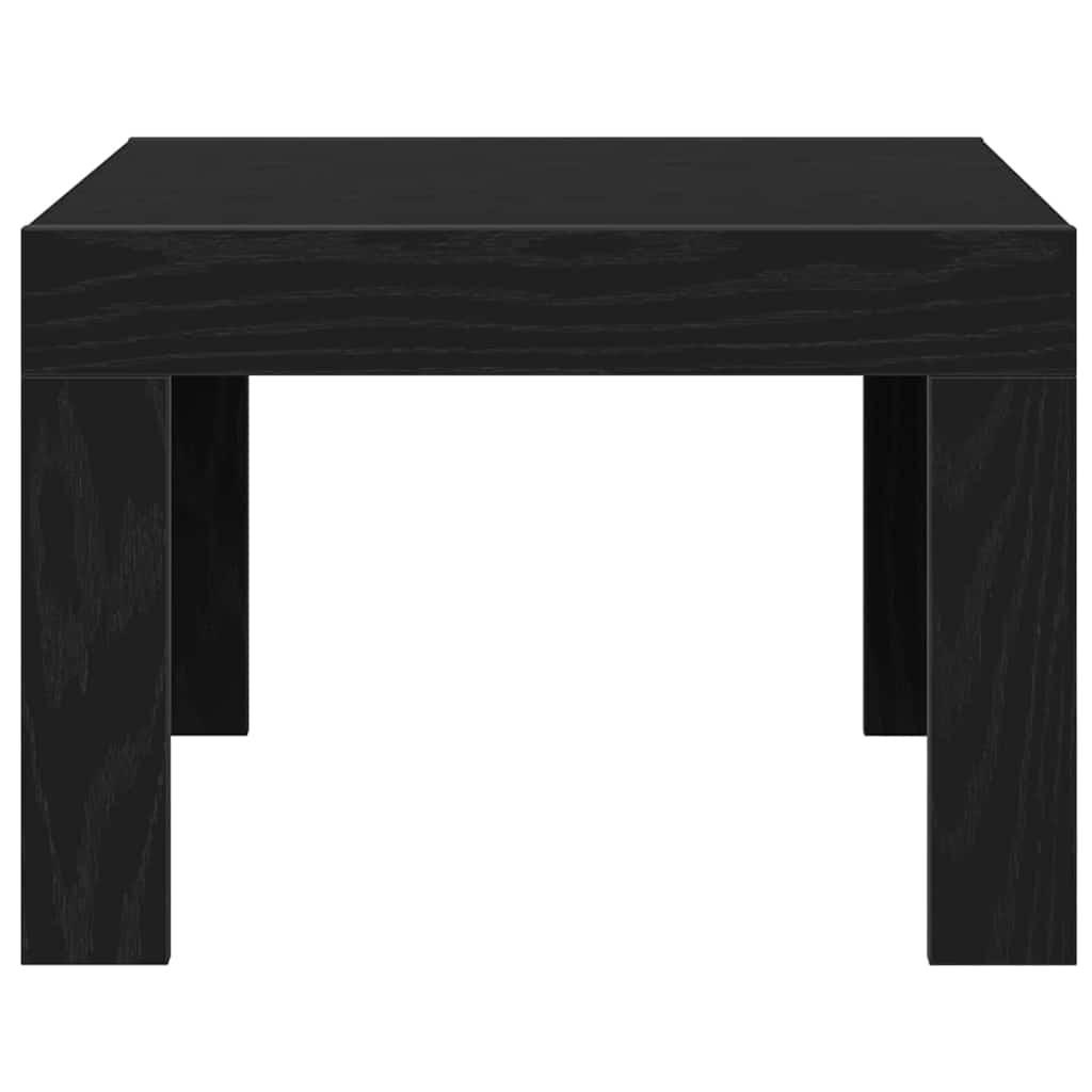 Kava Stol Crni hrast 50 x 50 x 35 cm Konstruirano drvo