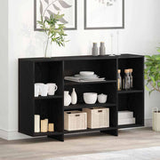 Kreveta Crni hrast 120 x 30 x 75 cm Konstruirano drvo