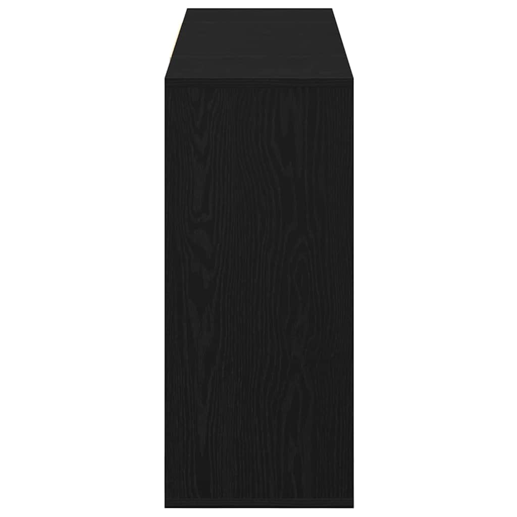 Kreveta Crni hrast 120 x 30 x 75 cm Konstruirano drvo