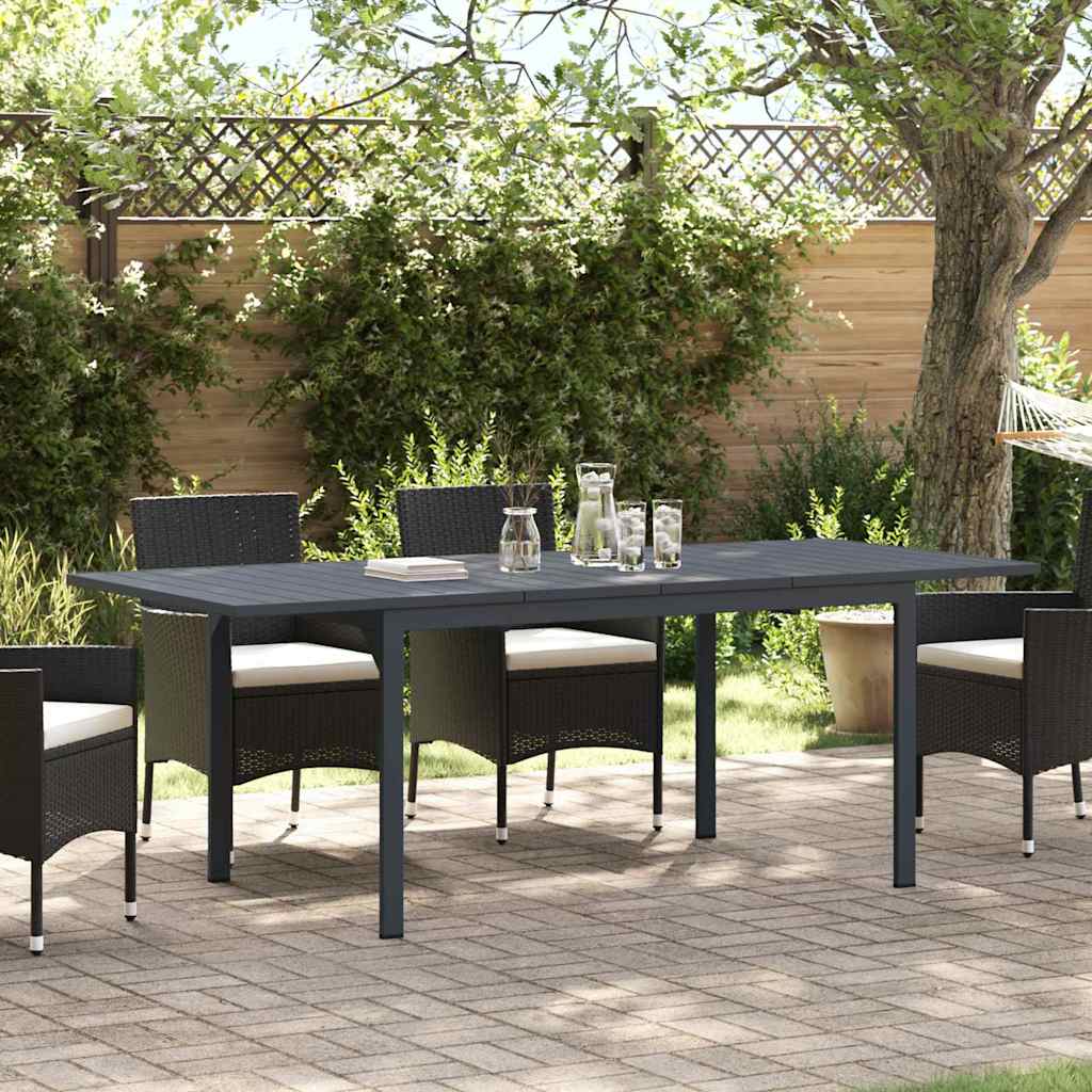 Vanjski stol za večeru 2 pcs Antracit 210 x 90 x 73 cm Čelik