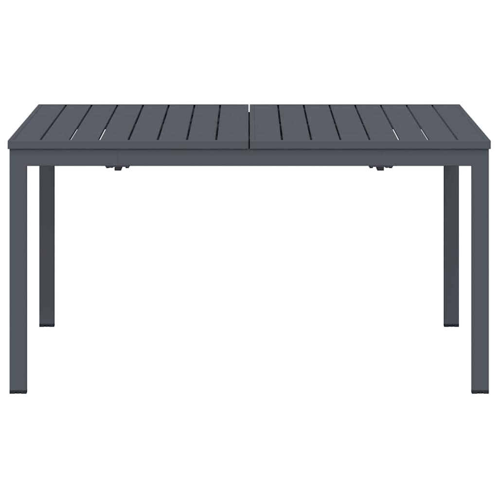 Vanjski stol za večeru 2 pcs Antracit 210 x 90 x 73 cm Čelik
