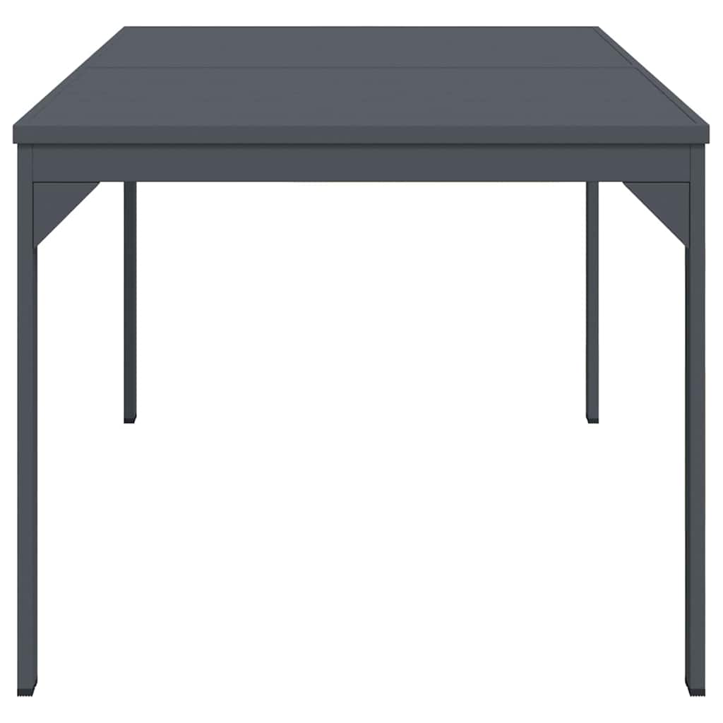 Vanjski stol za večeru 2 pcs Antracit 210 x 90 x 73 cm Čelik
