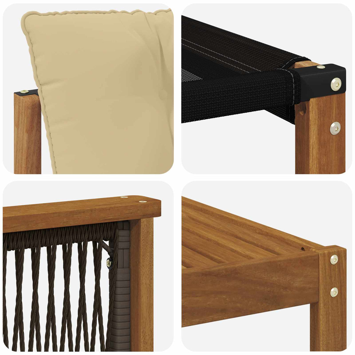 Set vanjskih sofa 11 kom. Prirodna i bež