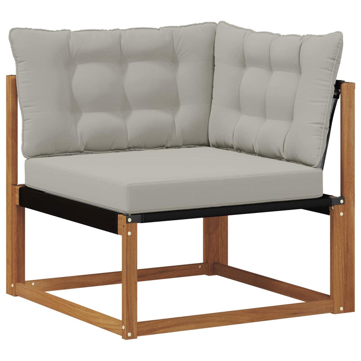 Set vanjskih sofa 8 kom. Prirodna i svjetlosiva