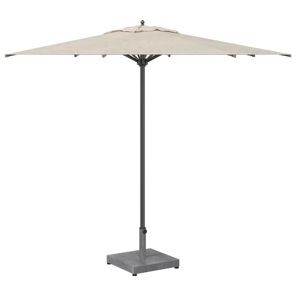Baza za suncobran Tamno siva drvenasta 45 x 45 x 31,5 cm