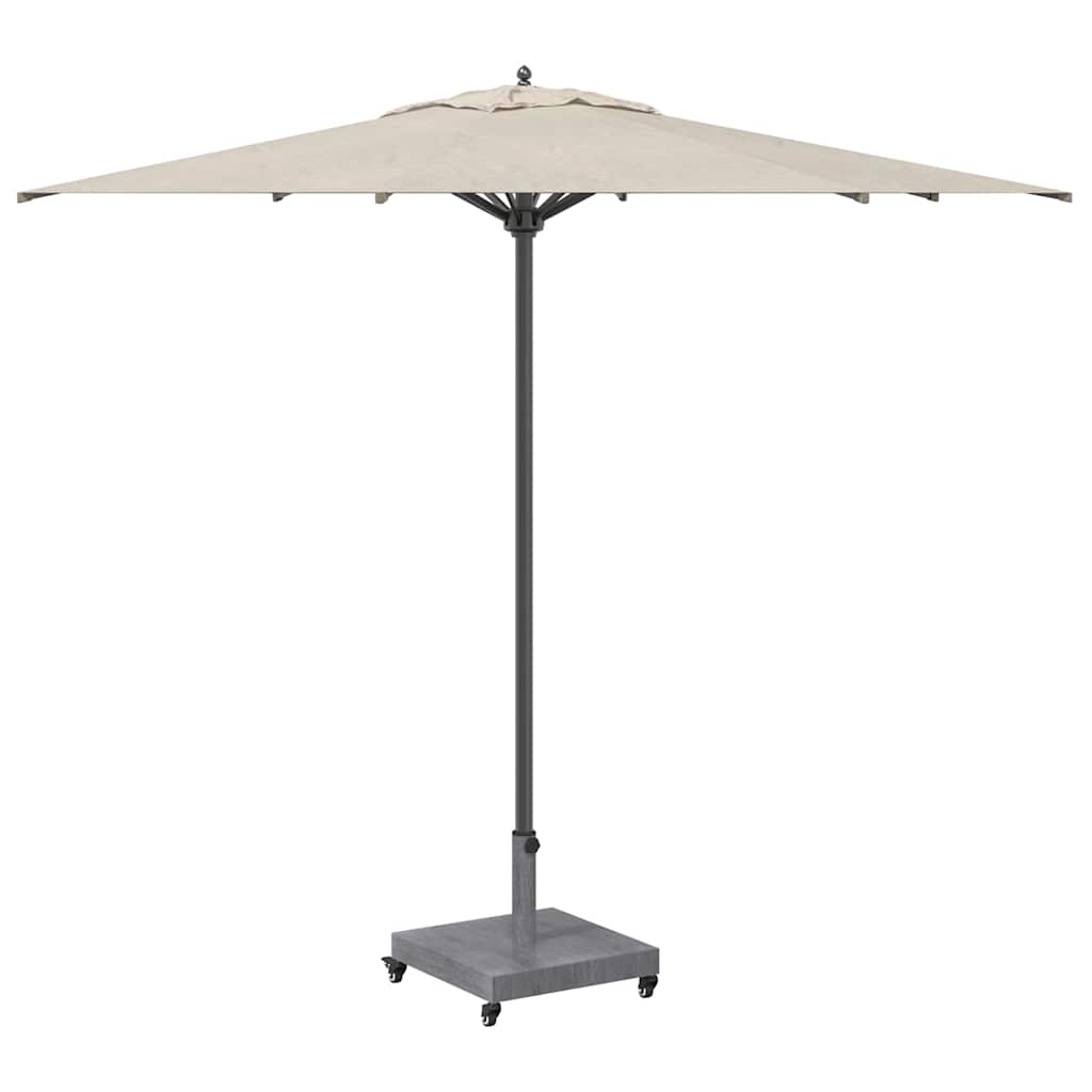 Baza za suncobran Tamno siva drvenasta 45 x 45 x 31,5 cm
