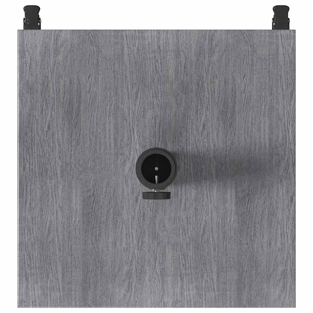 Baza za suncobran Tamno siva drvenasta 45 x 45 x 31,5 cm