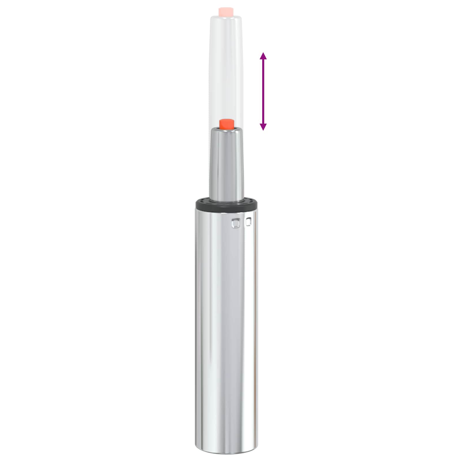 Plinski cilindar za uredsku stolicu Krom 261-351 mm Željezo