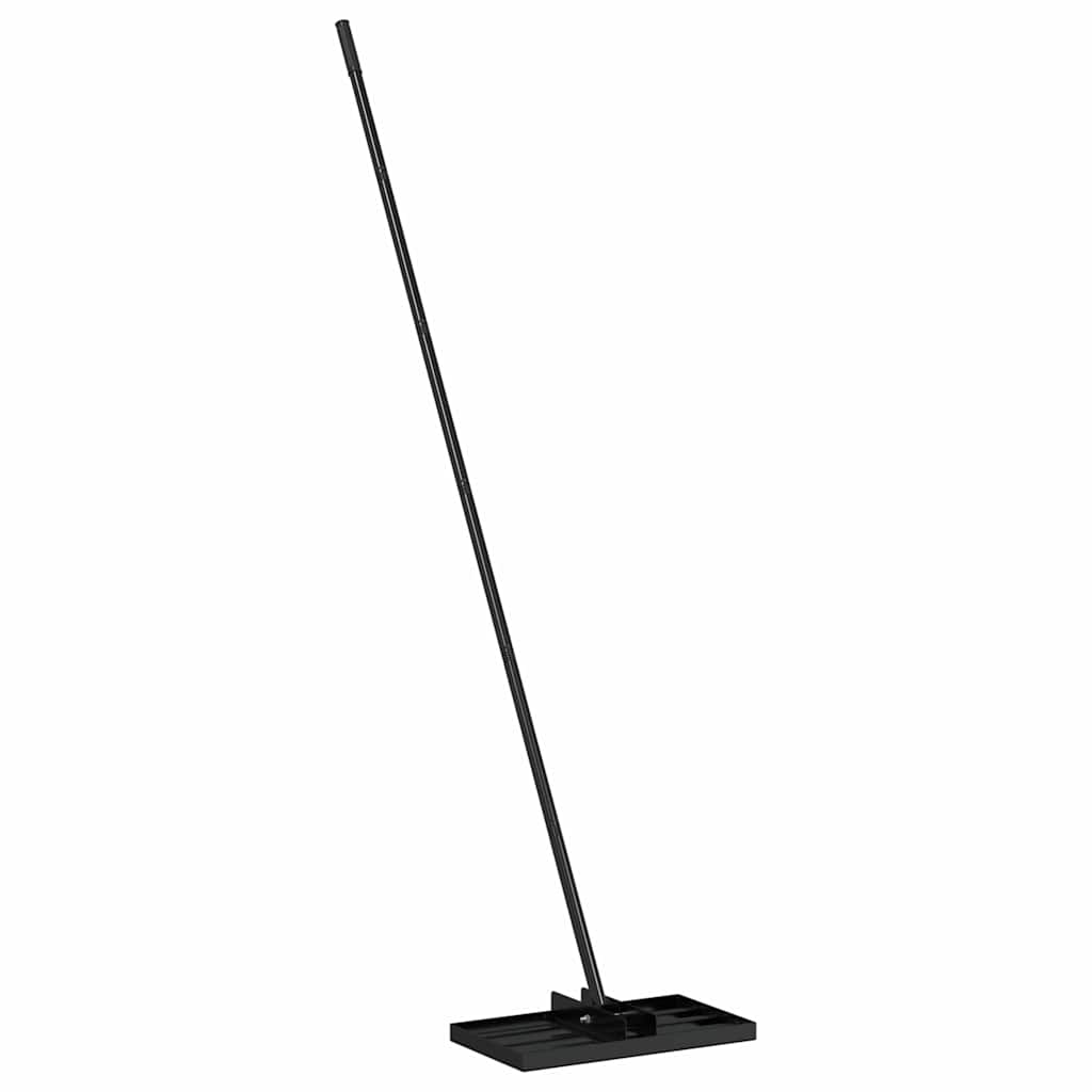 Vrtna grablja Crna 45 x 25 x 200 cm Čelik s prahom premazan