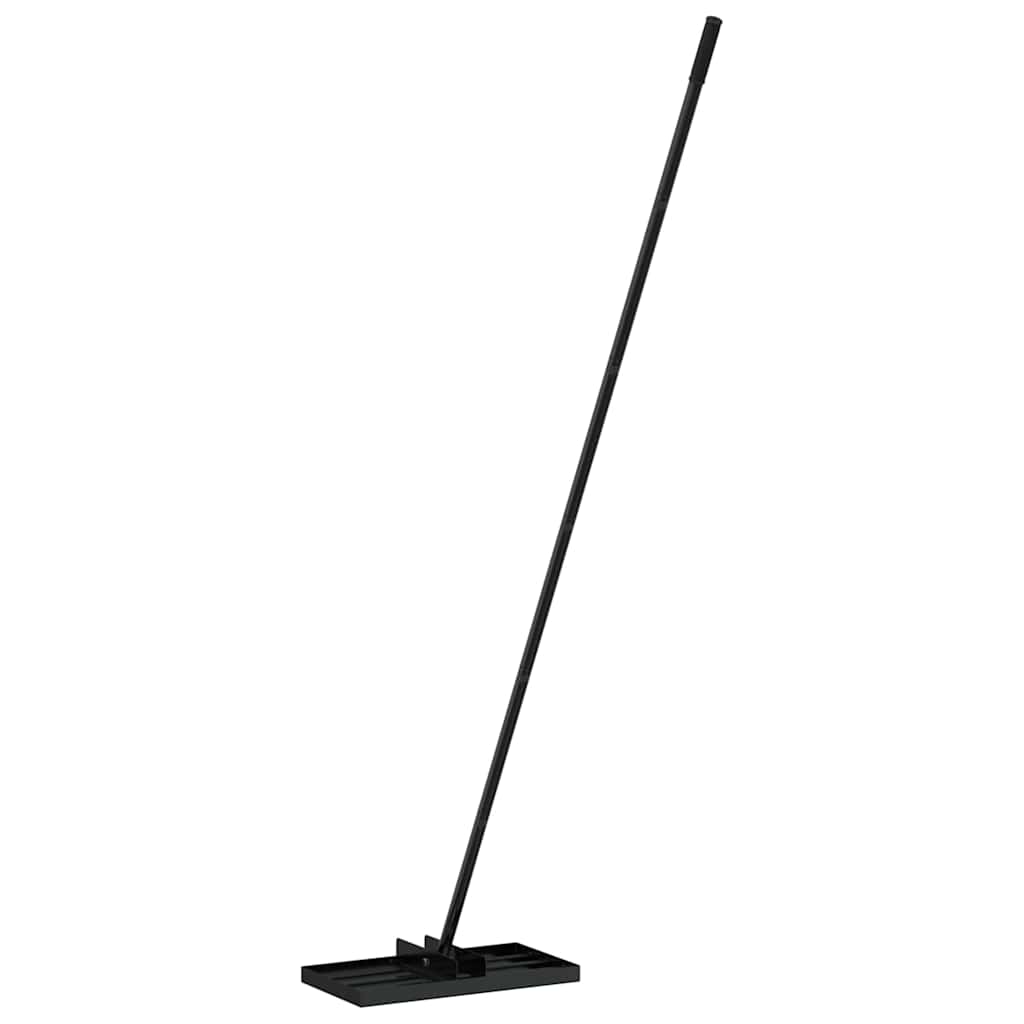 Vrtna grablja Crna 45 x 25 x 200 cm Čelik s prahom premazan