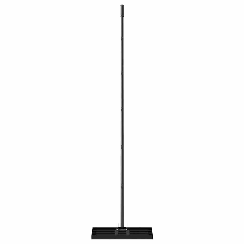 Vrtna grablja Crna 45 x 25 x 200 cm Čelik s prahom premazan