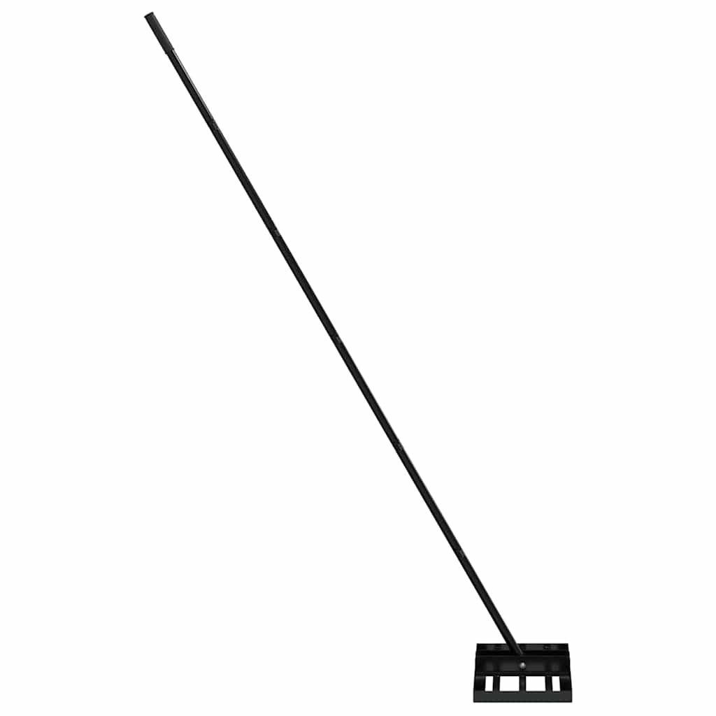 Vrtna grablja Crna 45 x 25 x 200 cm Čelik s prahom premazan