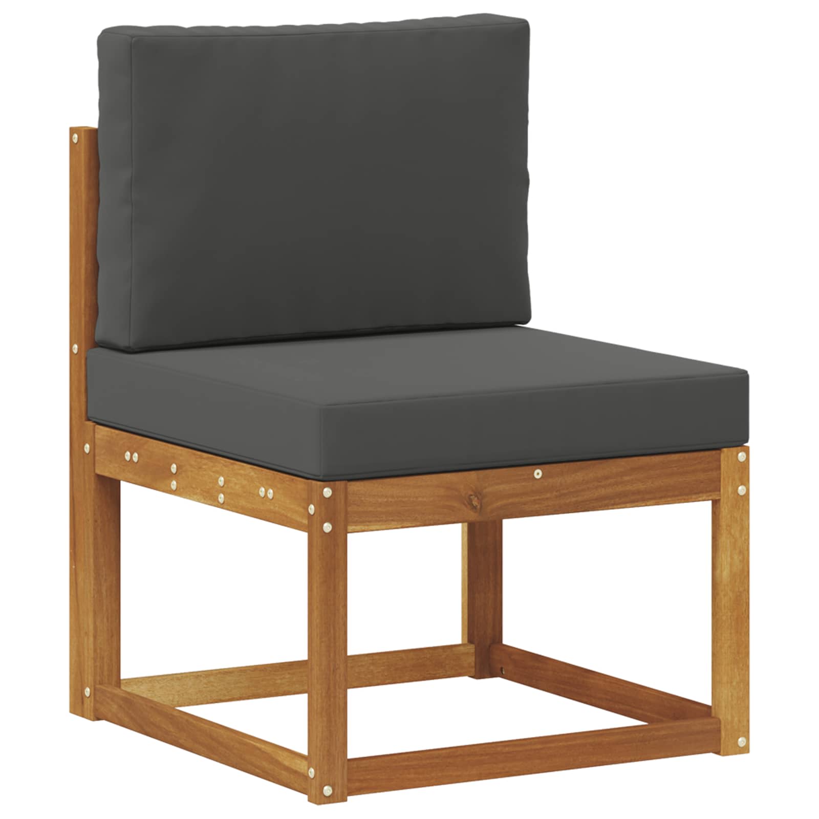 Set vanjskih sofa 8 pcs Prirodna i antracit Poliester