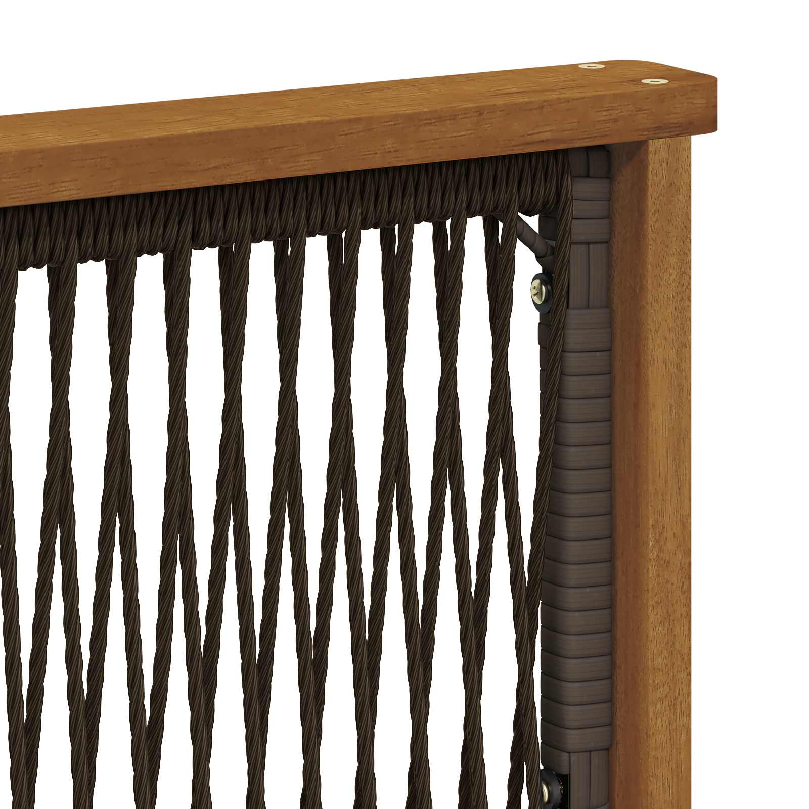 Set vanjskih sofa s jastukom 6 pcs Prirodna i krem Poliester