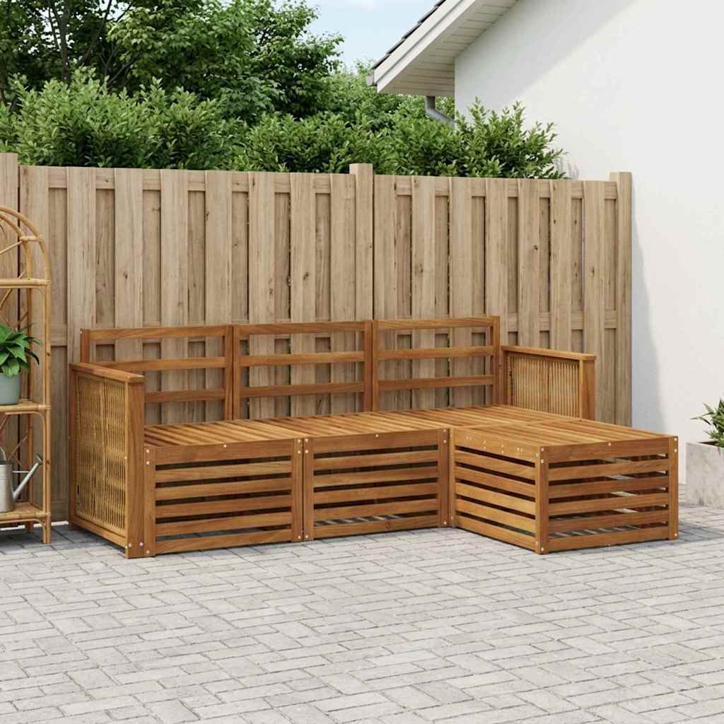 Set vanjskih sofa 4 pcs Prirodna