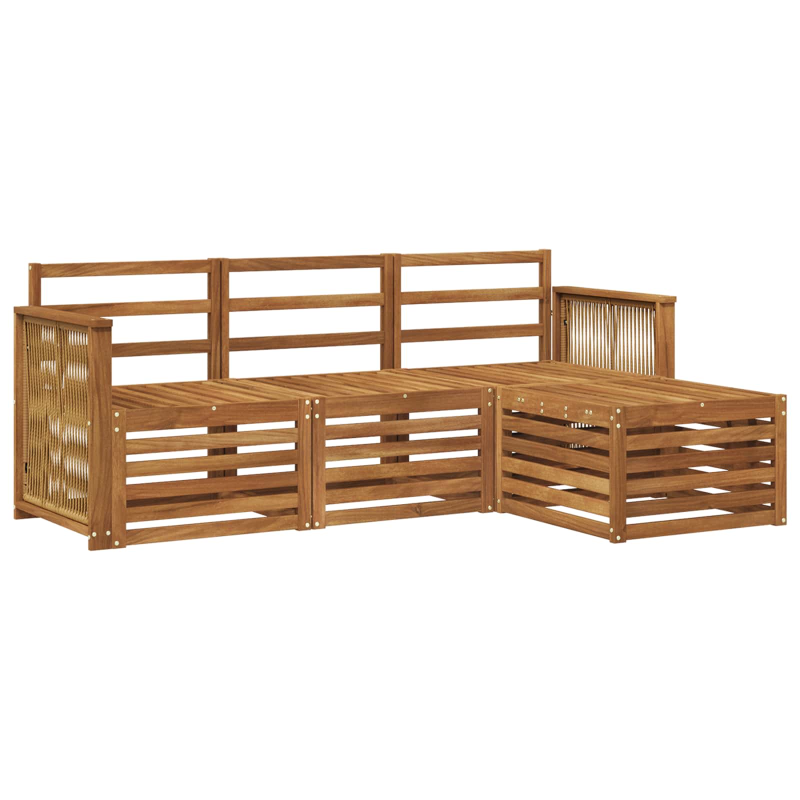 Set vanjskih sofa 4 pcs Prirodna