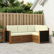 Setovi sofa s jastukom 4 pcs Čvrsto drvo akacije