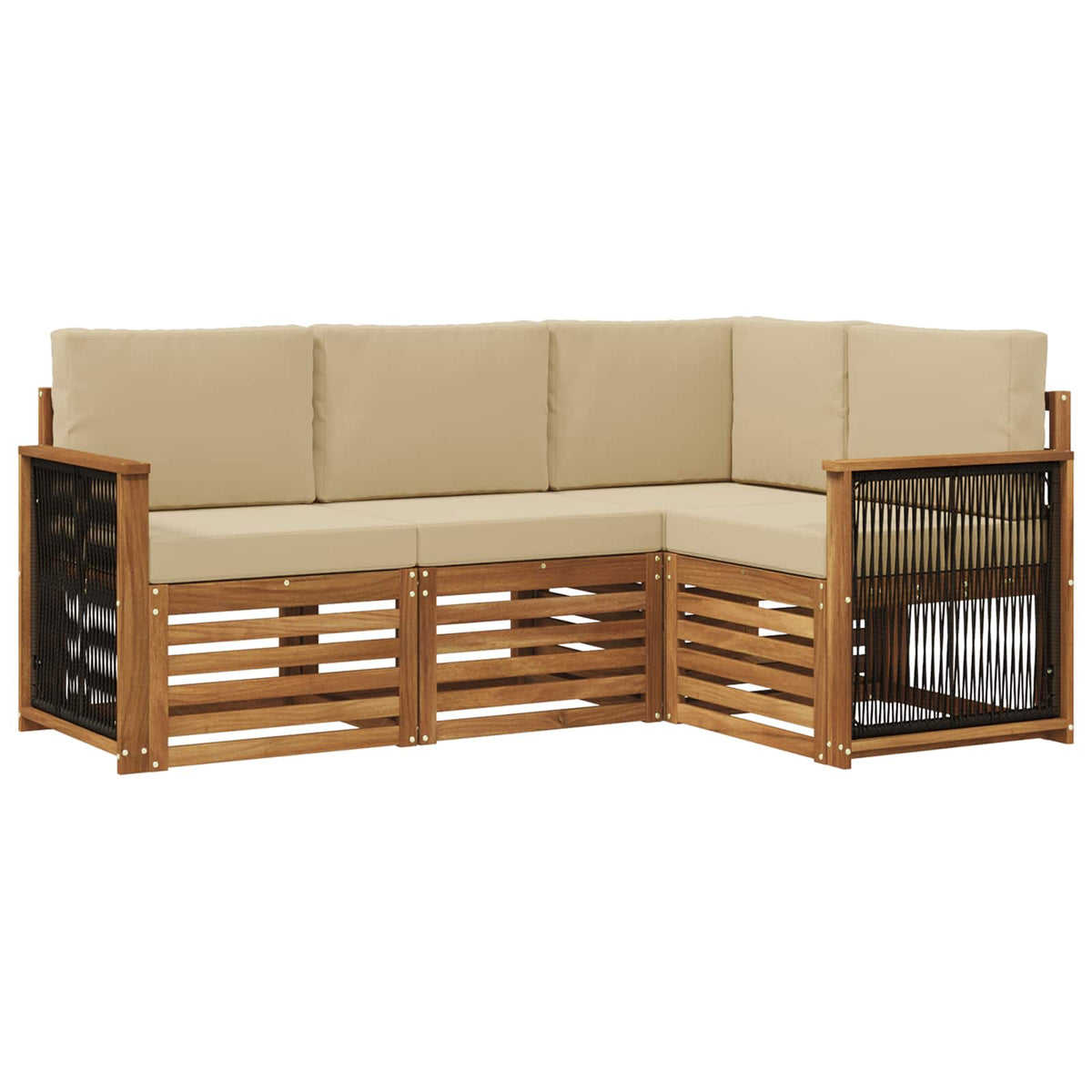Set vanjskih sofa 4 kom. Poliester