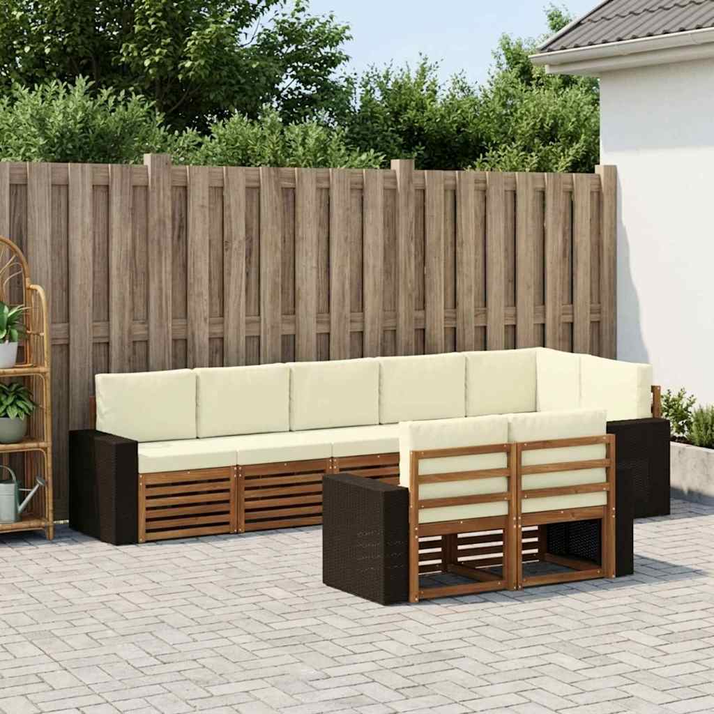 Set vanjskih sofa 8 kom. Poliester