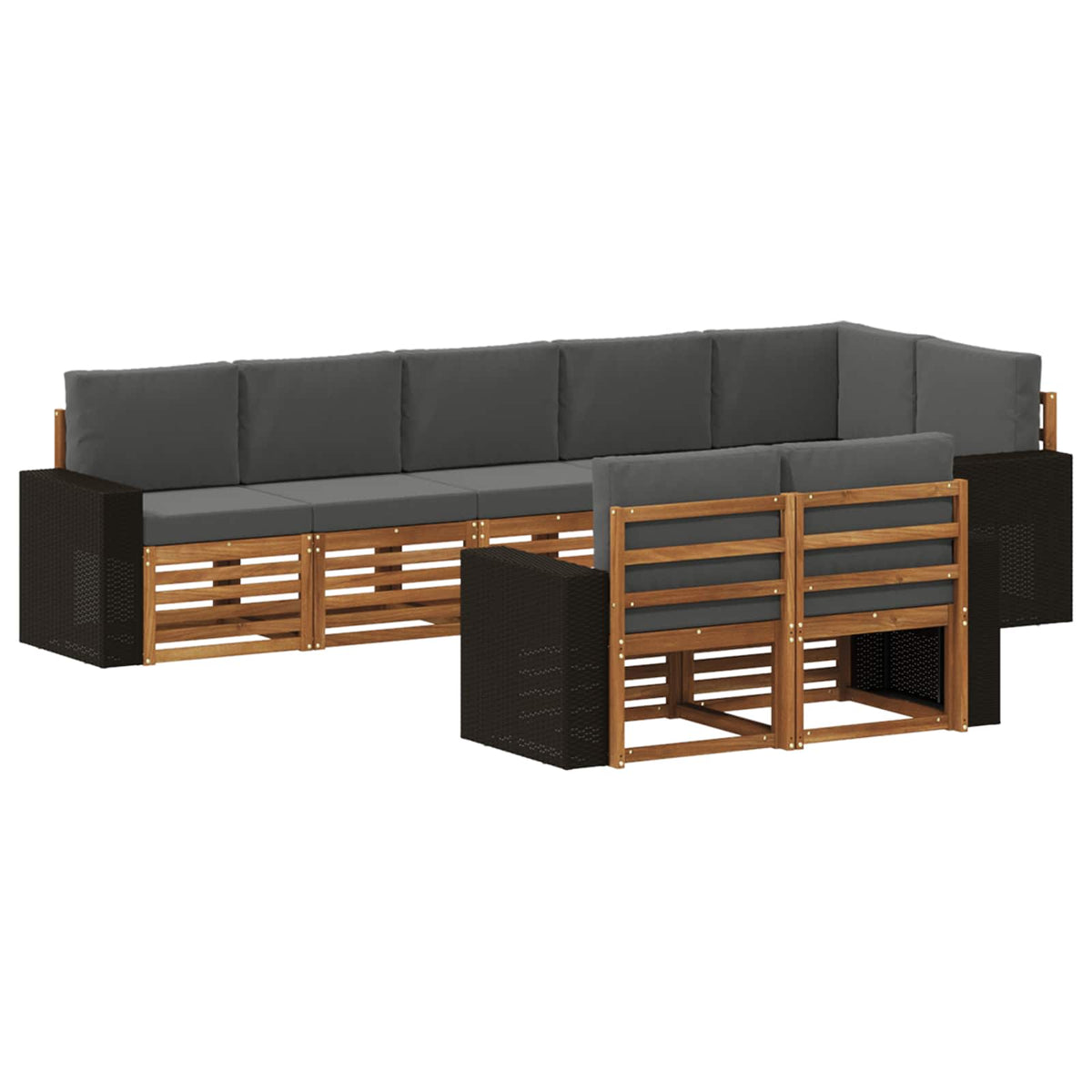 Set vanjskih sofa 8 kom. Poliester