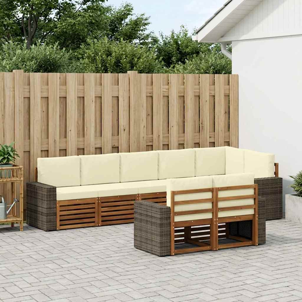 Set vanjskih sofa 8 kom. Poliester