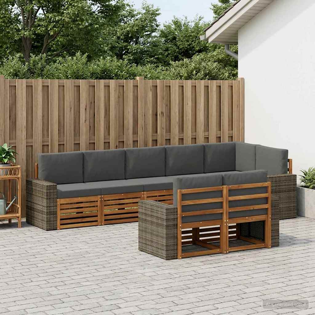 Set vanjskih sofa 8 kom. Poliester