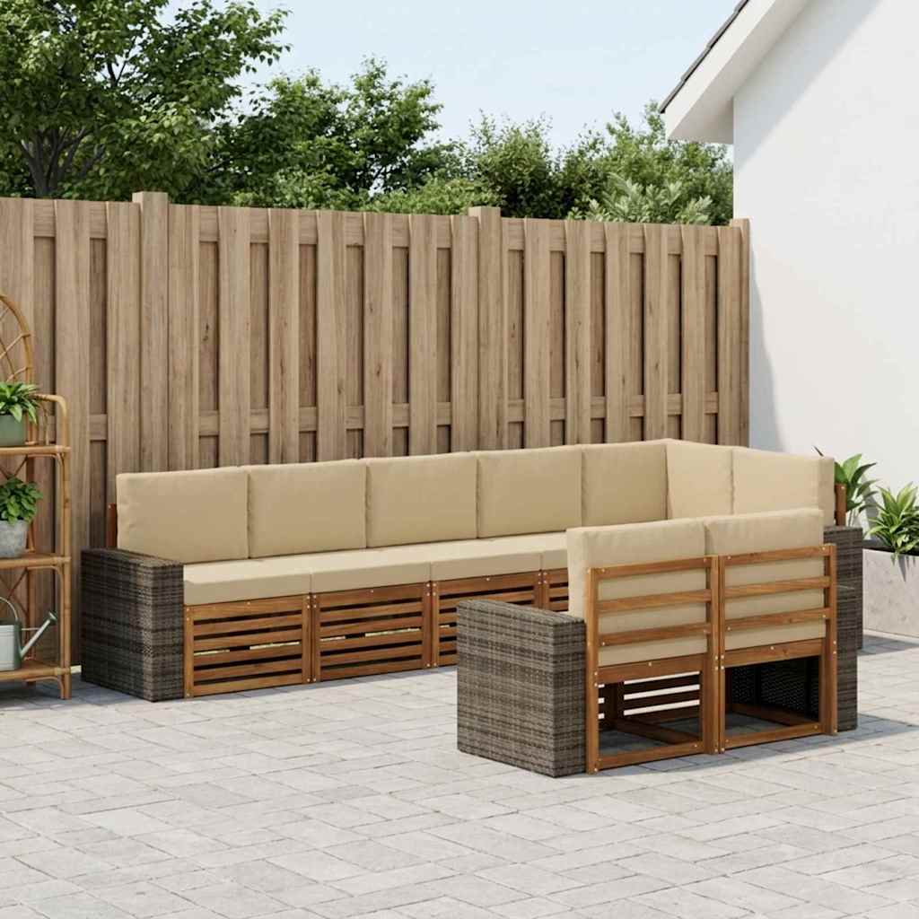 Set vanjskih sofa 8 kom. Poliester
