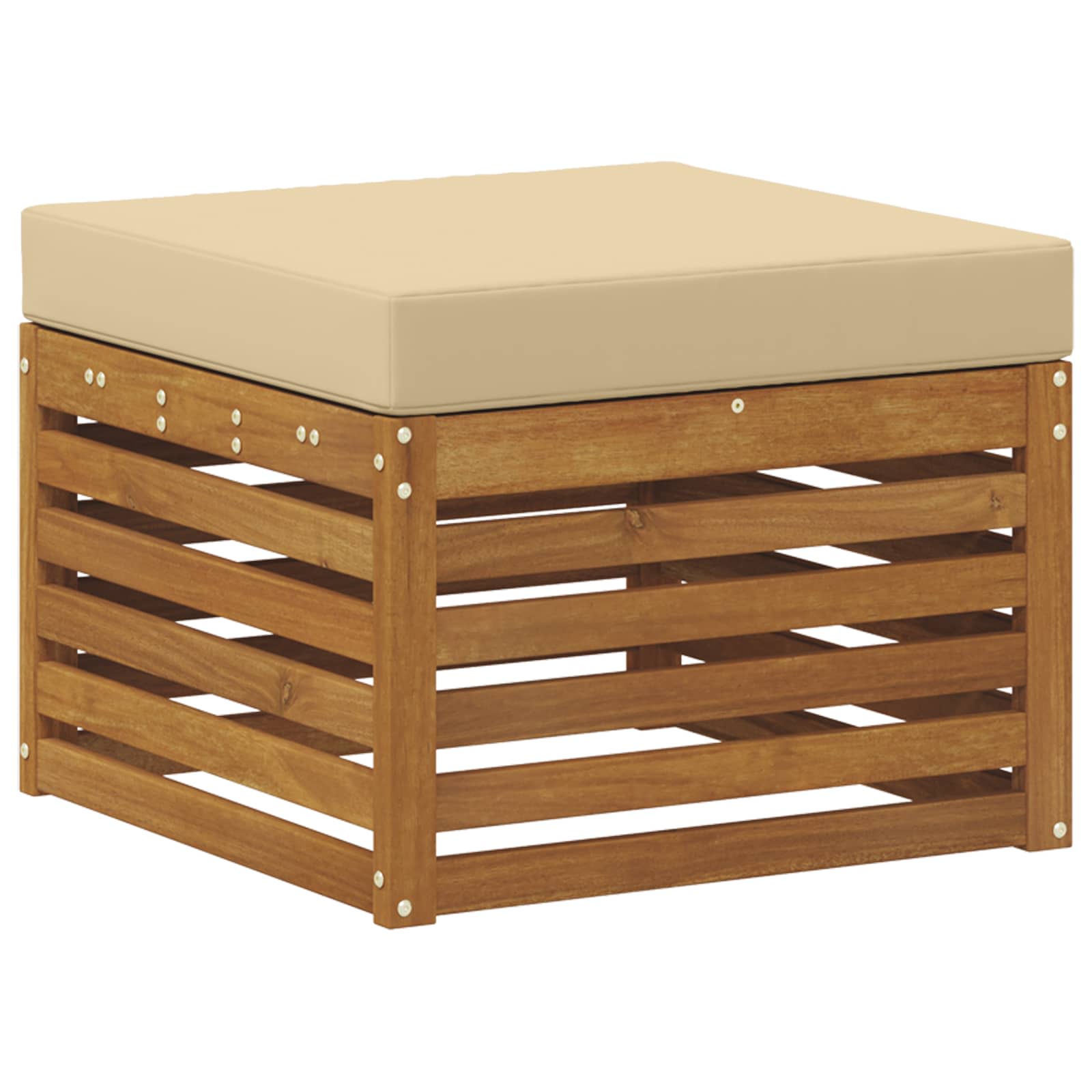 Set vanjskih sofa s jastukom 6 pcs Prirodna