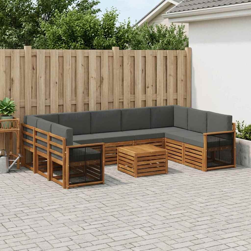Setovi sofa Čvrsto drvo akacije