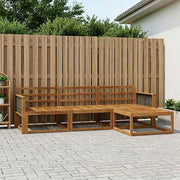 Set vanjskih sofa 4 kom. Prirodna Čvrsto drvo akacije