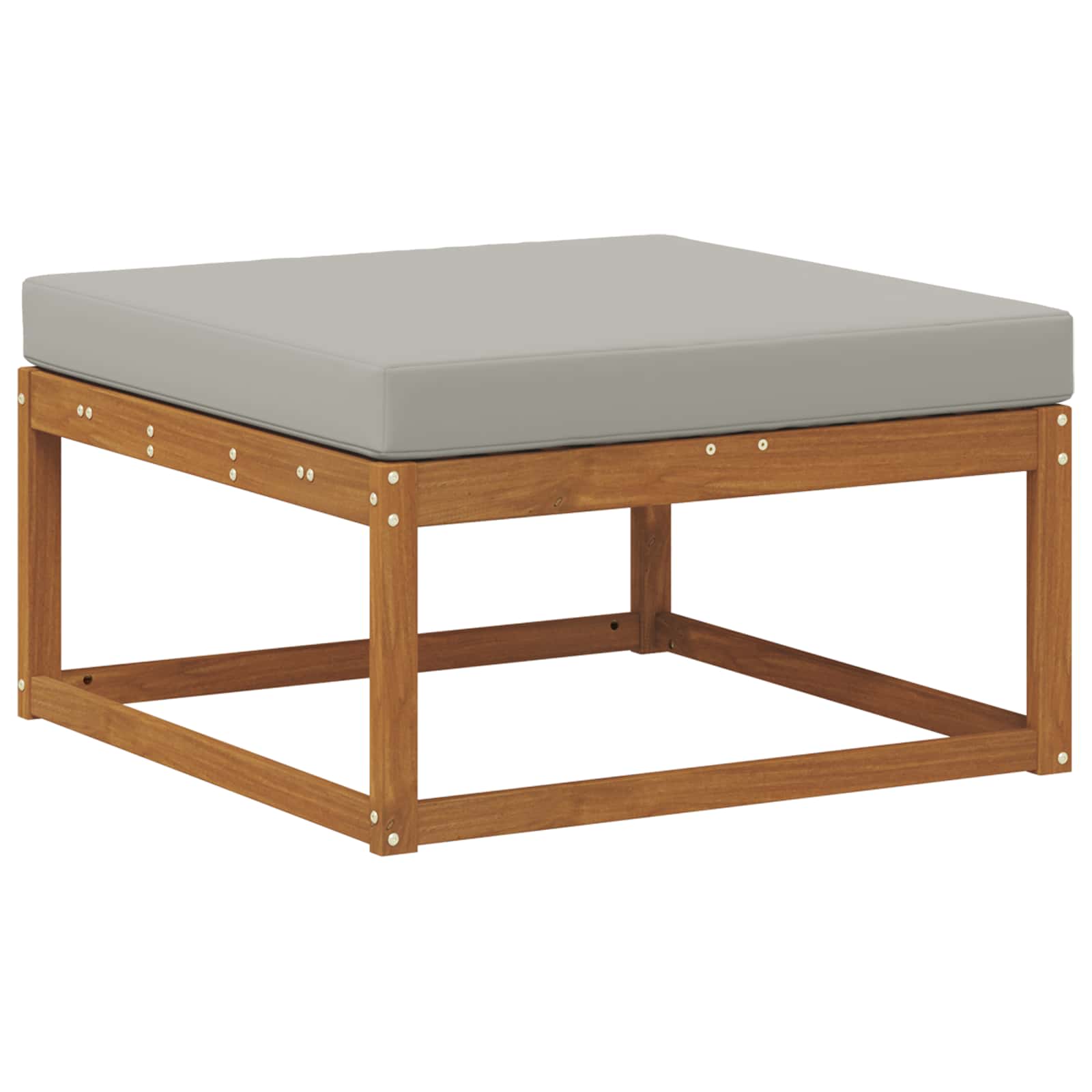 Set vanjskih sofa s jastukom 5 pcs Prirodna i Svjetlosiva