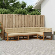 Set vanjskih sofa 5 pcs Prirodna i bež