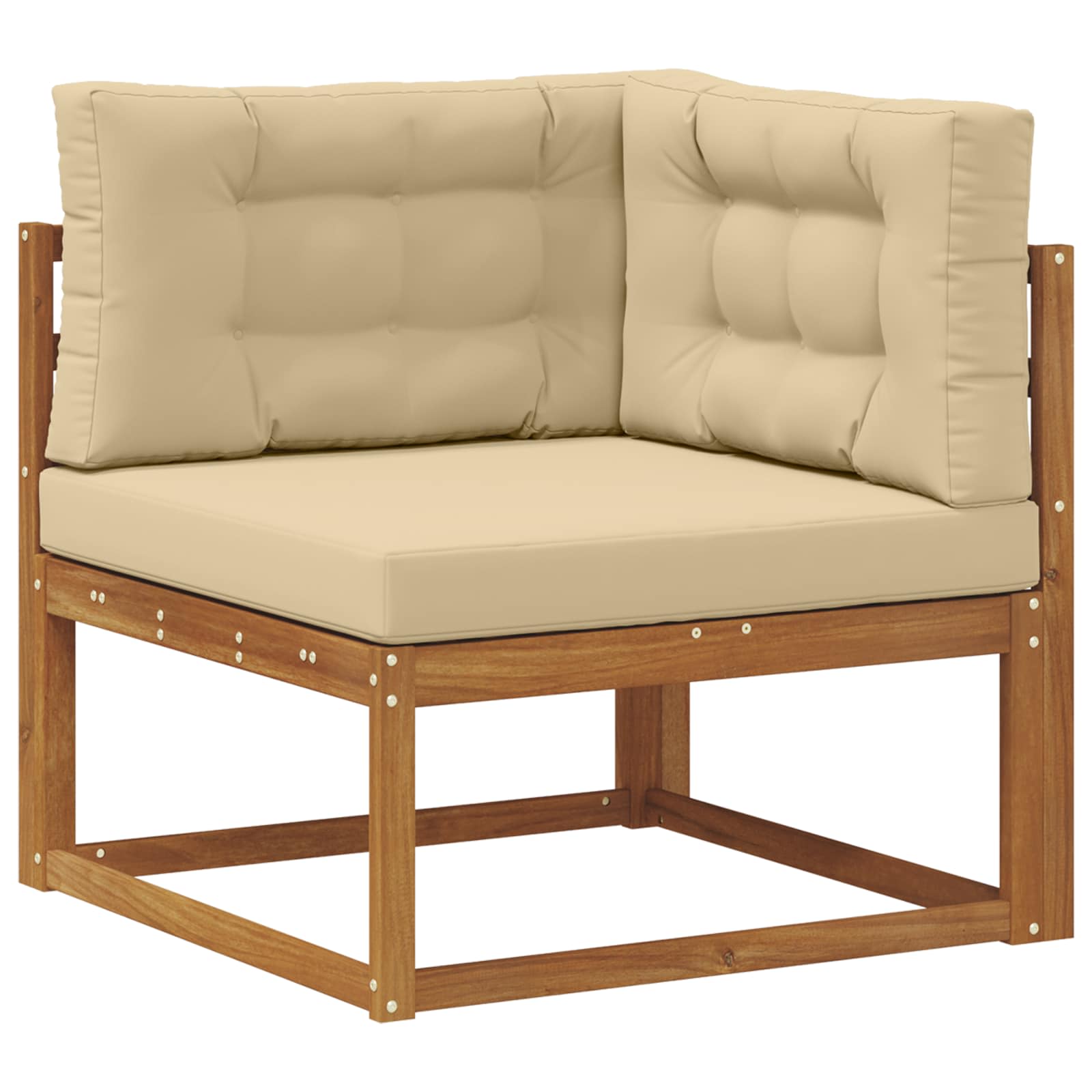 Set vanjskih sofa 5 pcs Prirodna i bež
