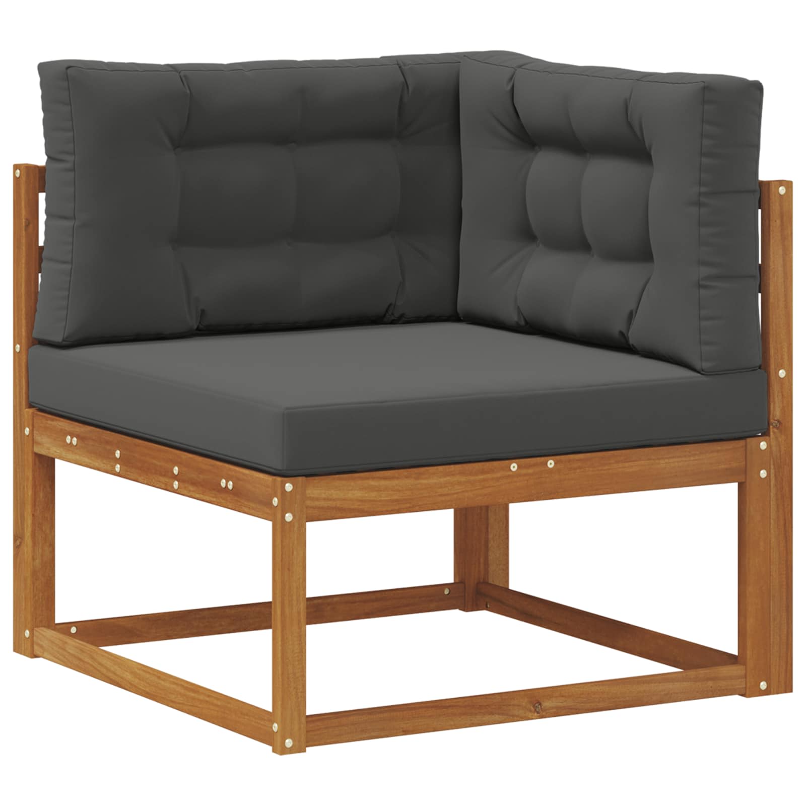 Set vanjskih sofa 8 pcs Prirodna i antracit
