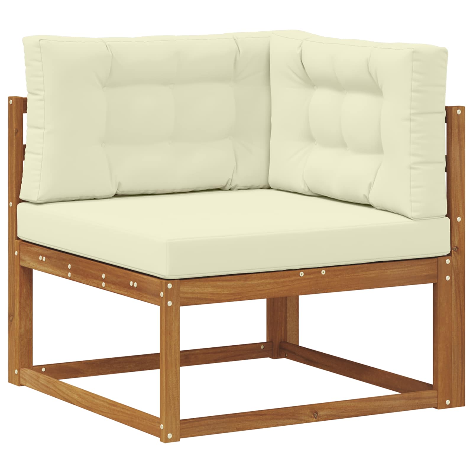 Set vanjskih sofa 6 pcs Prirodna i krem