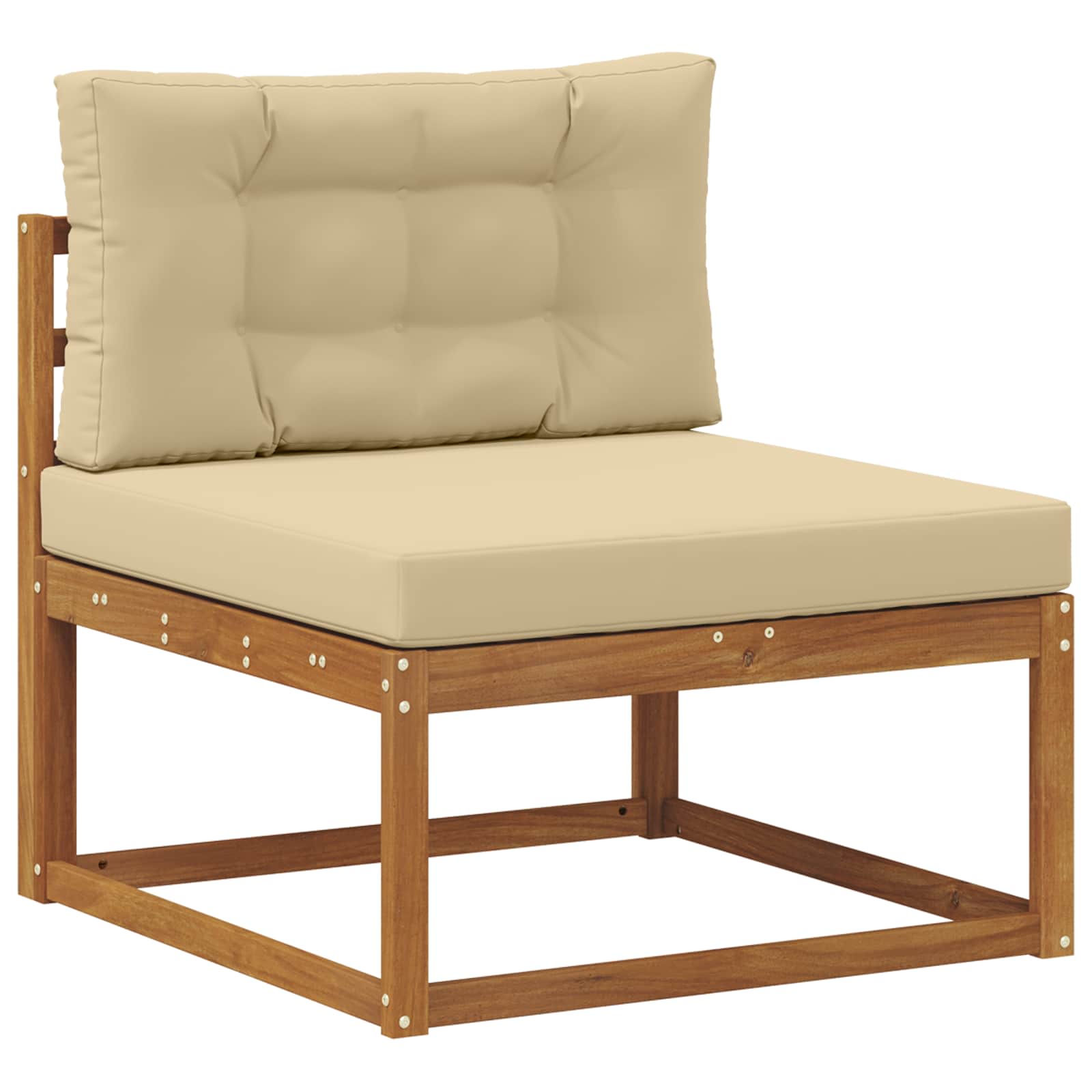 Set vanjskih sofa 6 pcs Prirodna i bež
