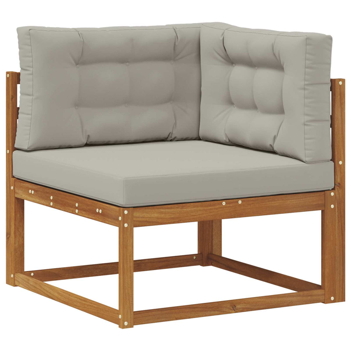 Set vanjskih sofa 10 kom. Prirodna i svjetlosiva