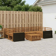 Set vanjskih sofa 7 kom. Prirodna Čvrsto drvo akacije