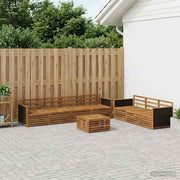 Set vanjskih sofa 8 pcs Prirodna 79 x 79 x 37 cm