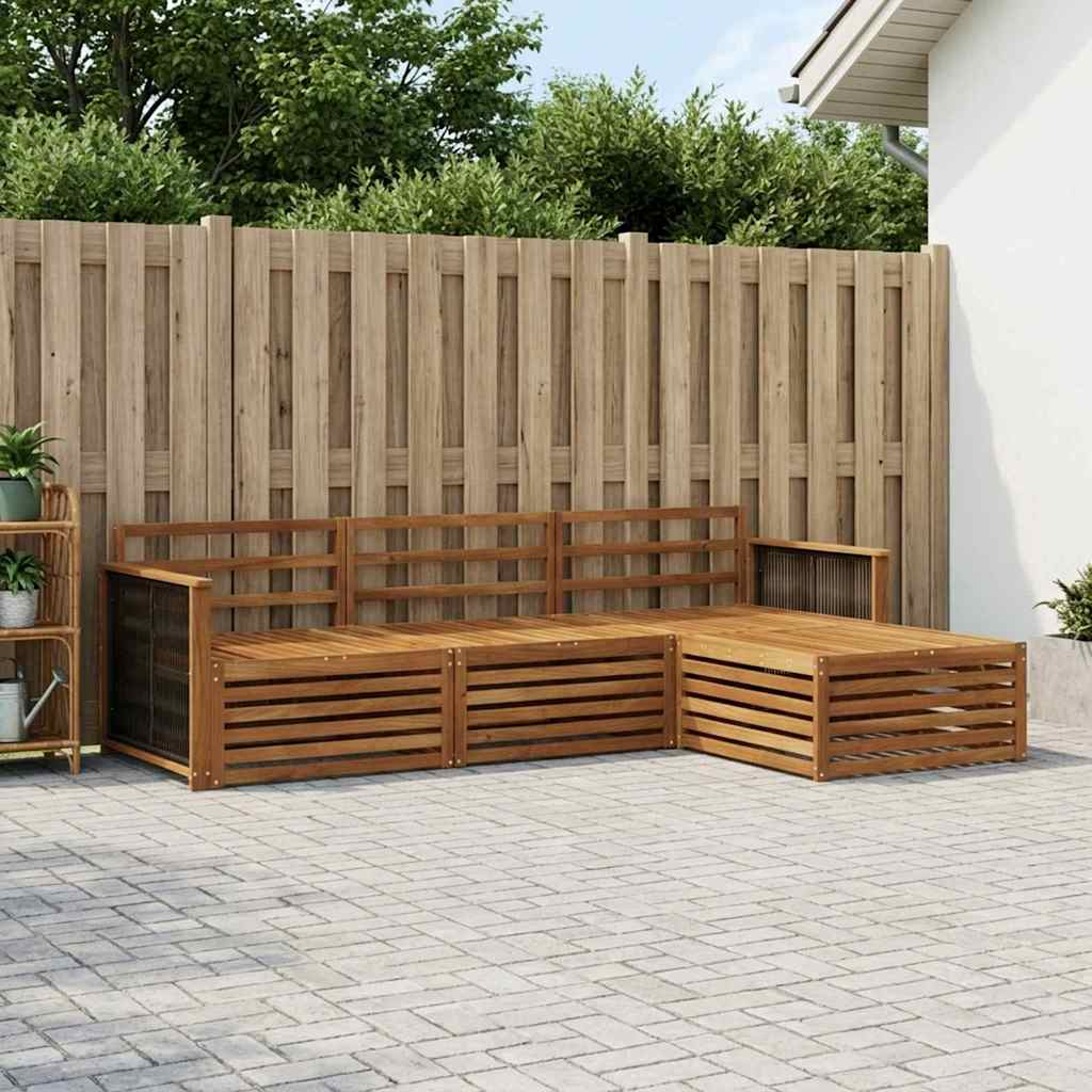 Set vanjskih sofa Prirodna 249 x 162,5 x 73 cm