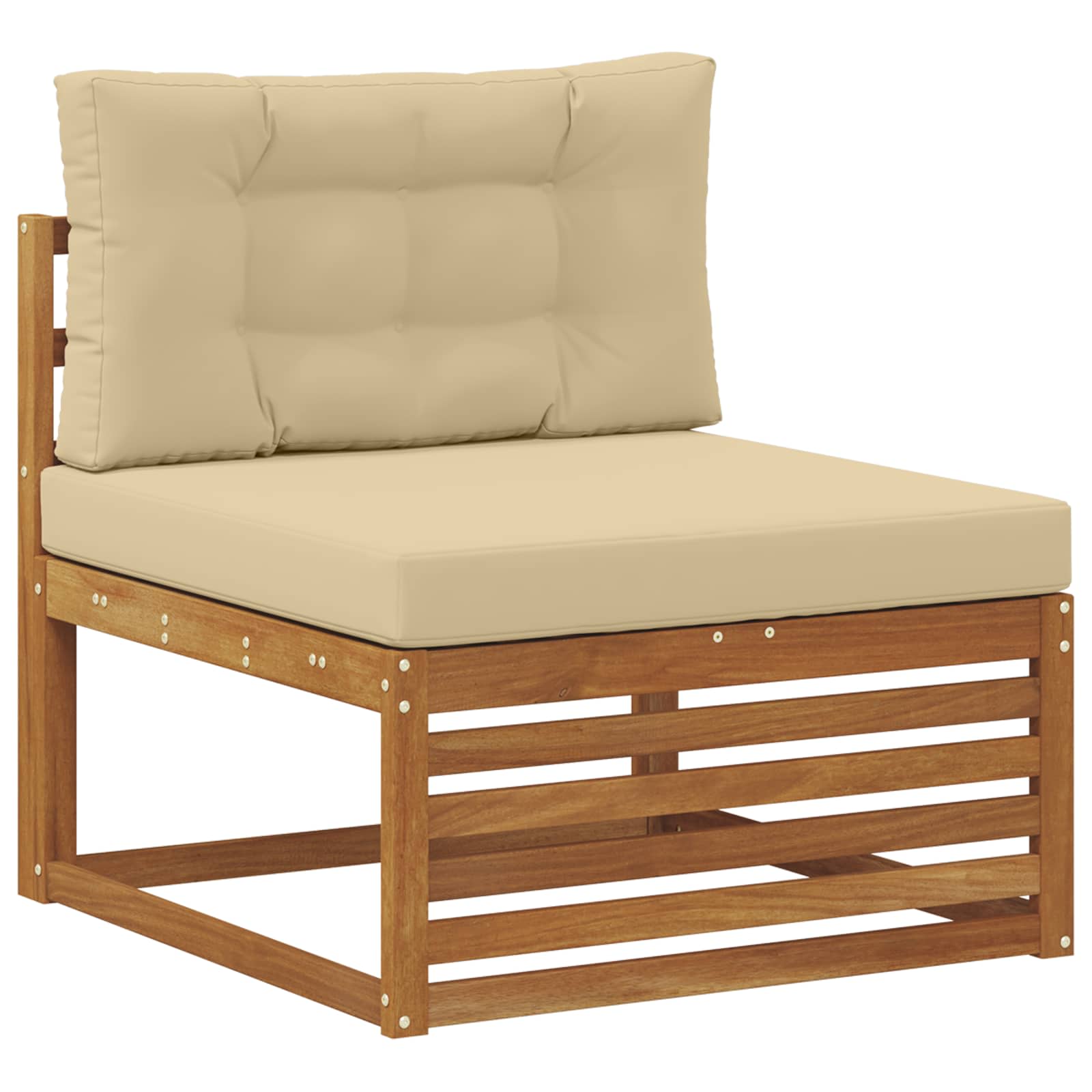 Set vanjskih sofa 6 pcs Prirodna i bež 79 x 79 x 37 cm