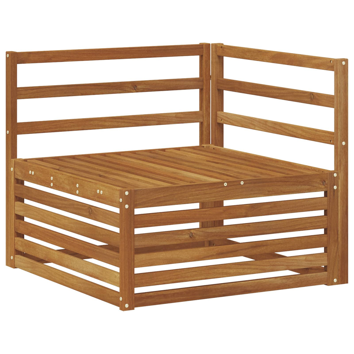 Set vanjskih sofa 7 kom. Prirodna Čvrsto drvo akacije