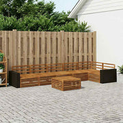 Set vanjskih sofa 7 pcs Prirodna 79 x 79 x 37 cm