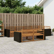 Set vanjskih sofa 7 kom. Prirodna