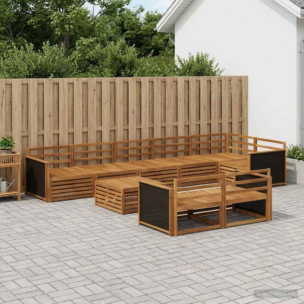 Set vanjskih sofa 9 pcs